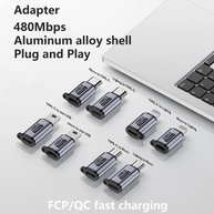 Adaptador Multi-USB: Carregue e Transfira Dados! - imagem 2
