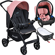 Carrinho de Bebê Burigotto Ecco com Bebê Conforto e Moisés - imagem 1