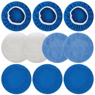 ThinkWork Almofadas de Polimento para Carro - Kit com 10 Peças em Microfibra, Lã e Lã Coral | Ideal para Polimento e Aplicação de Cera Automotiva - imagem 1