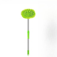 Escova Lavagem Carro 1m Giratória 360° - Limpeza Profunda e Sem Arranhões (Refil Verde) - imagem 3
