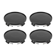 Tampas Centrais de Roda Premium 4pcs - Preto Brilhante | Modifique Seu Carro com Estilo e Proteção - imagem 2