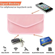 Bolsa Faraday Dupla Bloqueio RFID para Celular e Chave de Carro - Proteção Total de Privacidade (Rosa) - imagem 4