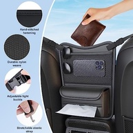 Organizador de Carro Premium em Couro Napa: Mantenha Tudo no Lugar! - imagem 4