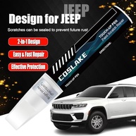 Tinta de retoque de carro (Sting Gray(PDN)) para Jeep, kit de reparo de arranhões de pintura de carro, solução rápida e fácil de reparar, caneta removedor de arranhões 2 em 1 com cor matched - imagem 3