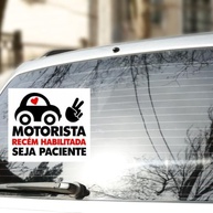 Adesivo Recém Habilitada Carro: Vinil Premium à Prova D'Água | Celebre sua Conquista! - imagem 4