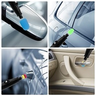 Mini Almofadas de Polimento para Detalhes de Carro - Conjunto Profissional de Esponjas Resistentes e Macias - imagem 5