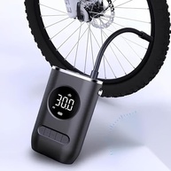 Calibrador e Bomba de Ar Portátil: Compressor USB-C para Pneus de Bike, Moto e Carro - imagem 2