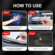 Caneta removedora de arranhões de carro – Caneta mágica para todos os carros, caneta de tinta de retoque à prova de intempéries para pequenos arranhões transparentes, correção rápida, serve para todas - imagem 3