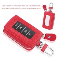 Capa de chaveiro de carro, capa de chaveiro estilo minimalista com chaveiro e mosquetão, suporte de chaveiro inteligente de couro universal - imagem 5
