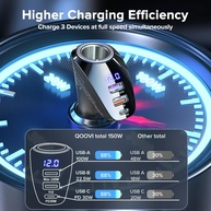 Carregador de Carro QOOVI 150W: Turbo para seu Celular! - imagem 2