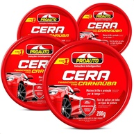 KIT 4 Ceras Pasta Automotiva com Carnaúba 200g - Brilho e Proteção Total para seu Carro - imagem 1