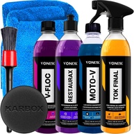 Kit Completo Limpeza e Estética Automotiva: Carro e Moto Vonixx + Acessórios Karbox - imagem 1
