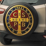 Capa de Estepe Ecosport Crossfox Cruz Sagrada CN762: Proteção e Estilo para seu Carro - imagem 3
