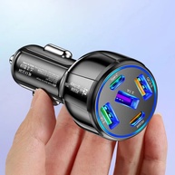 Carregador de Carro 75W USB-C PD: Carga Rápida! - imagem 2
