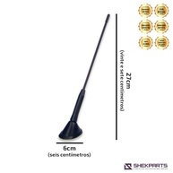 Antena Decorativa Teto Carro Universal 270mm - Estilo e Personalidade - imagem 4