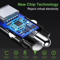 Carregador de Carro USB Duplo: Rápido para iPhone e Samsung - imagem 2