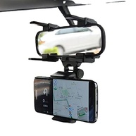 Suporte Universal para Celular 360° - Espelho Retrovisor Carro | Segurança e Praticidade - imagem 2