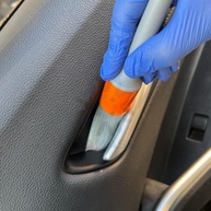 Kit Essencial Detalhamento Interno: Pincel e Pano Microfibra JS para Carro Impecável - imagem 3