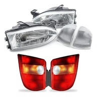 Kit Completo Faróis Palio G1 96-00 + Piscas + Lanternas Traseiras Tricolor: Renove Seu Carro! - imagem 2