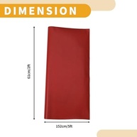 Película de Fibra de Carbono 3D Vermelha para Carro - 0,6m x 1,5m | Capa de Vinil PVC 5,5 Mil com Proteção Antiarranhão - imagem 5