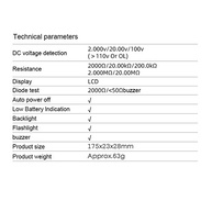 HUIOP Testador de Circuito Automotivo,detector de tensão do carro testador de circuito automotivo 0.8 v-100 v falha de manutenção de automóvel teste de circuito caneta lcd display digital com fio de m - imagem 4