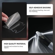 Kit 8 Protetores de Maçaneta de Carro Transparentes Anti-Risco - Proteção Invisível e Universal - imagem 4