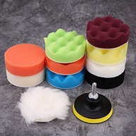Kit de Almofadas de Polimento para Carro MOUMOUTEN - 12 Peças com Adaptador para Furadeira - imagem 5