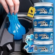 Chemical Guys Sticky Icky: Gel de Limpeza Universal para Carro, Casa e Escritório - Aroma Maçã Verde (4x 100g) - imagem 2