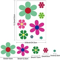 Adesivos de Margarida Retrô Zonon: Decore seu Carro, Laptop e Mais com Estilo Hippie! - imagem 3