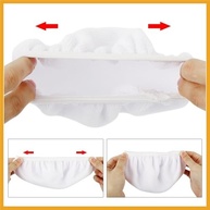 10 Almofadas Microfibra 9-10" Brancas Laváveis para Polimento e Enceramento de Carro - imagem 4