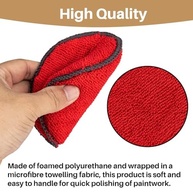 Kit 12 Almofadas Aplicadoras de Cera Microfibra Premium - Detalhe Profissional para seu Carro - imagem 4