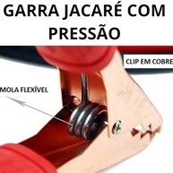 Cabo de Bateria Chupeta 1200AMP: Potência e Segurança para Carro, Moto e Caminhão - imagem 5
