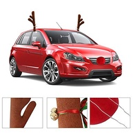 Decoração de Carro de Natal: Chifres de Rena Rudolph com Nariz Vermelho e Cauda - Toque Festivo Divertido! - imagem 5