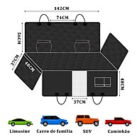Capa para Banco de Cachorro 100% Impermeável – Proteção Total no Carro - imagem 2