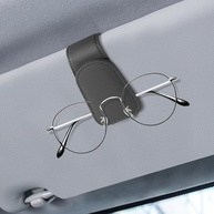 Suporte Magnético de Couro para Óculos de Sol no Carro | Organize Seu Interior - imagem 2