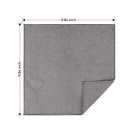 Pacote com 5 Panos de Microfibra 25x25 cm - Reutilizáveis e Ultraabsorventes para Cozinha e Carro - imagem 3