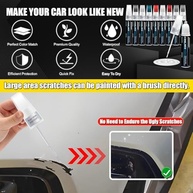 Tinta de Retoque para Carro Branco Brilhante (PW7/GW7) - Kit para Chrysler com Caneta Removedora de Arranhões 2 em 1 - imagem 5