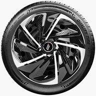 Calota Esportiva Nitro Aro 14 Black Silver Elitte: Estilo e Personalidade para Seu Carro - imagem 3