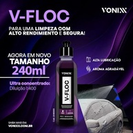 Shampoo Automotivo V-Floc 240ml Vonixx: Limpeza Profissional para Carro e Moto - imagem 3