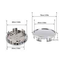 Keenso Calotas Centrais 4 Pçs 75mm - Proteção ABS Premium para Rodas de Carro - imagem 3