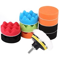 Kit de Polimento para Carro com 12 Almofadas de Espuma 3" - Buffer de Broca Profissional - imagem 2