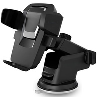 Suporte Celular GPS Carro Universal Ventosa Painel Vidro Rotação 360° Premium Anti Queda Waze Uber E&A - imagem 1