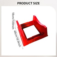 Suporte Exibição Pneus Carro Ajustável Vermelho - Expositores Premium - imagem 3