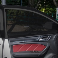 Kit 2 Peças Cortina Retrátil Para-Sol Universal Carro - Proteção Solar e Anti-Mosquito - imagem 1