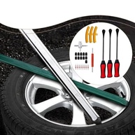 Kit Ferramentas Reparo Pneu Carro e Moto 26 Peças Amarelas - QccHieUs - imagem 4