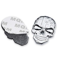 Emblema Caveira 3D Metal Bronze - Personalize seu Carro e Moto com Estilo Único! - imagem 4