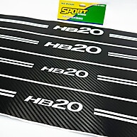 Soleira HB20 Fibra de Carbono: Proteção e Estilo para seu Carro - imagem 2