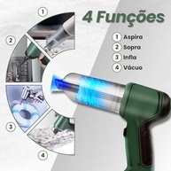 Aspirador Portátil Sem Fio 3 em 1: Limpeza Completa para Carro, Sofá e Mais! - imagem 4