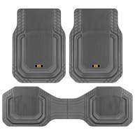 Tapetes de Borracha Cat TerrainGuard: Proteção Total 3 Peças para Carro, Caminhão, SUV e Van - imagem 2