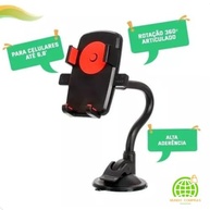 Suporte de Celular para Carro Articulado 360° com Trava Automática e Ventosa Firme - imagem 3